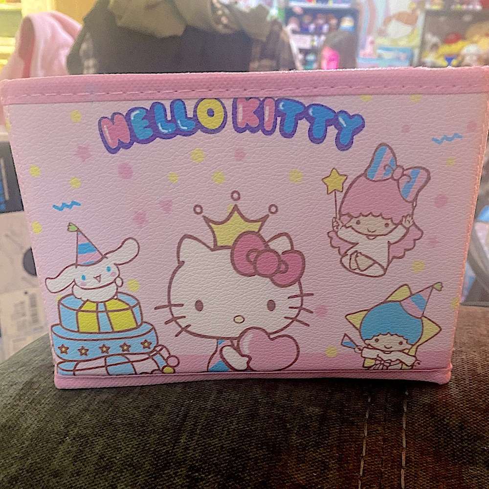 Sanrio family storage bin